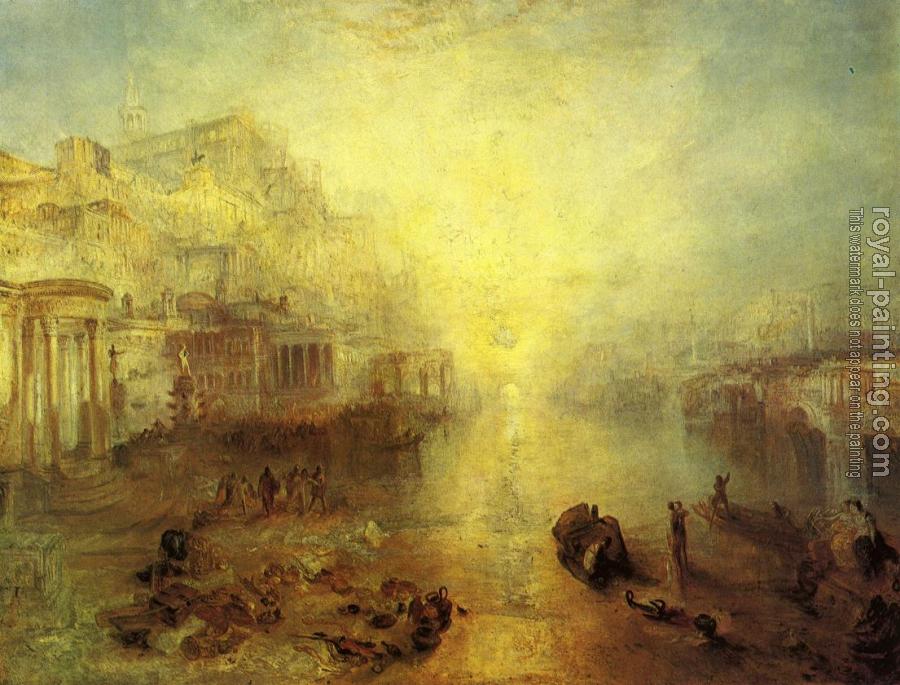 Joseph Mallord William Turner : Ancient Italy,Ovid Banished from Rome